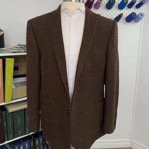 Brown tweed sport jacket
